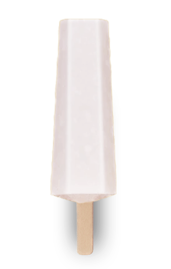 Paleta Hexagonal de Leche Helados Rays